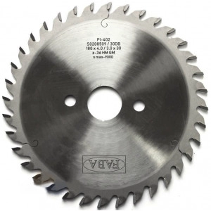Диск пазовый 180х30_4.0/3.0 z36 GM PI-402 FABA S0208509